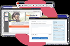 User interface of ReadSpeaker TextAid with audio settings and online reading features displayed.